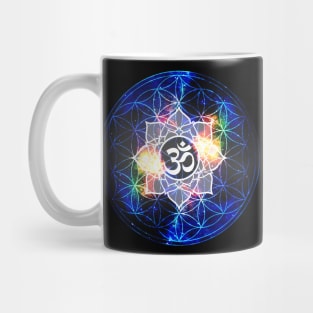 Power Om Flower of Life Sacred Geometry Mug